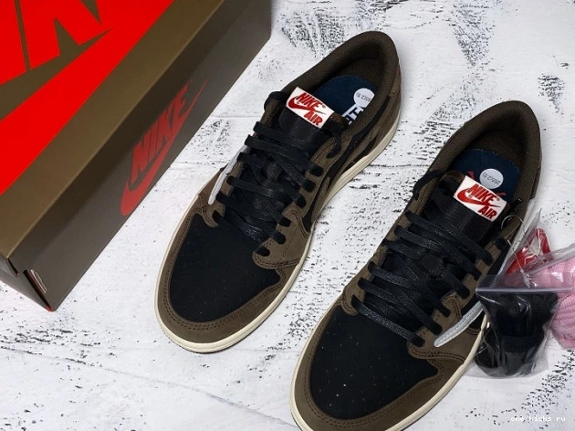 Rep Onekick Air Travis OG Mocha 1 Jordan Scott Low Dark x CQ4277-001 SP 0728